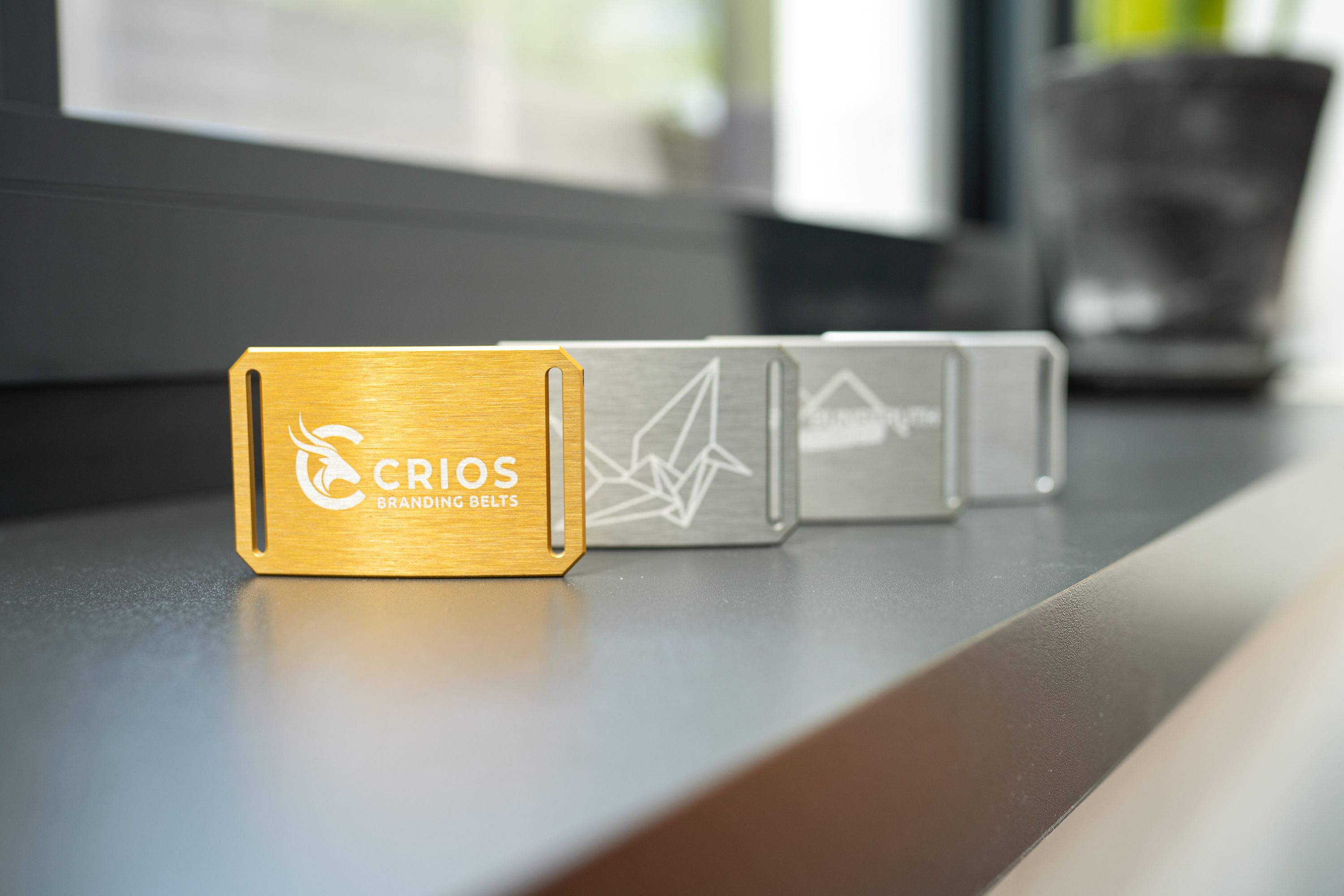 CRIOS Alles für den Dackel Dachshund Gürtel Aluminium Schnalle und Gurt Schwarz