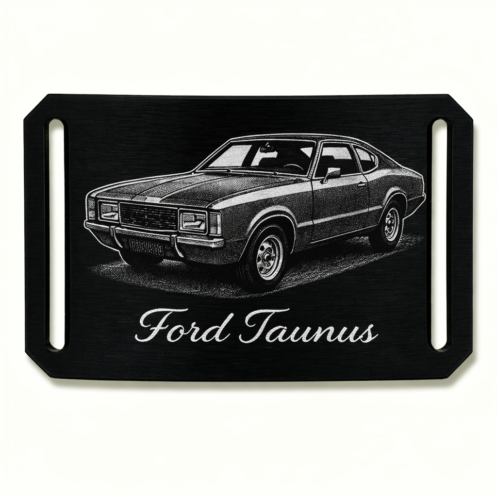 CRIOS Branding Belt Alu Schnalle Ford Taunus Oldtimer Legende