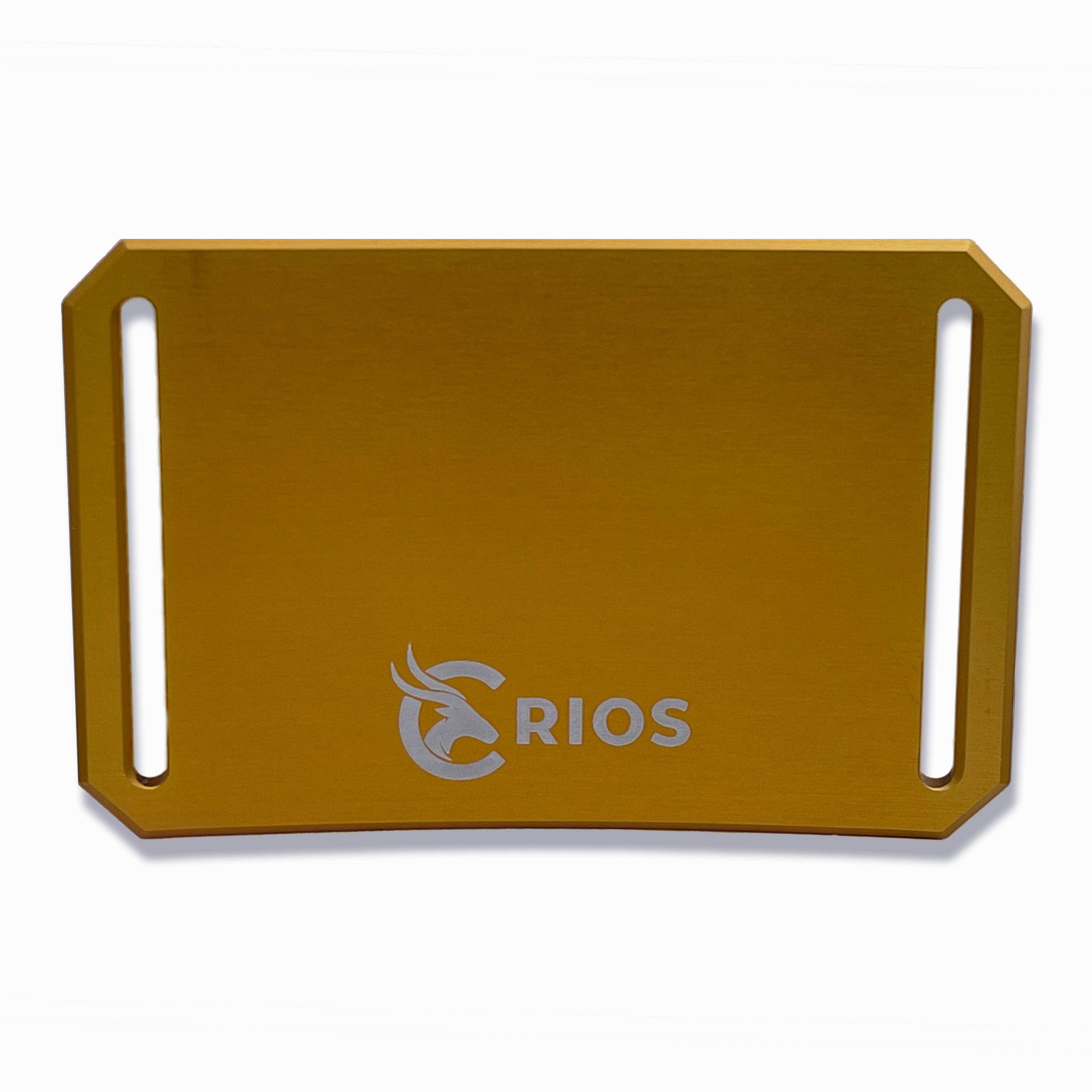 CRIOS Unisex Gürtelschnalle Alu Schnalle Koppel Gold für Gurt 40 mm mit Gurt Gürtel Belt