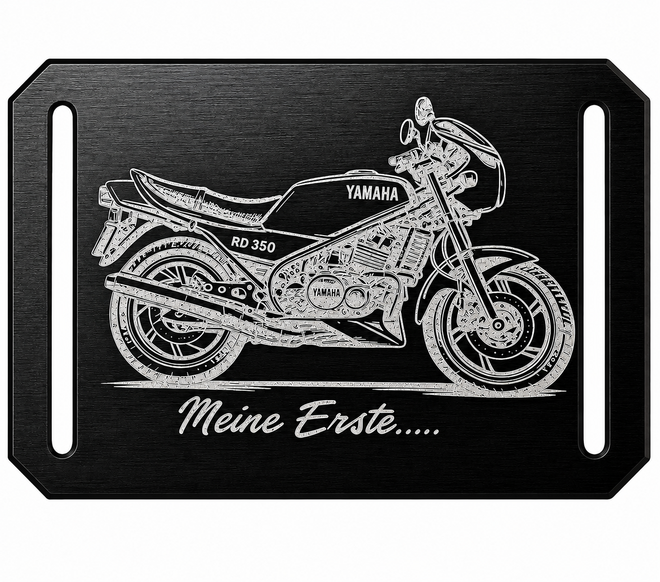 CRIOS Branding Belt Alu Schnalle Yamaha RD 350 YPVS Motorrad Oldtimer Legende