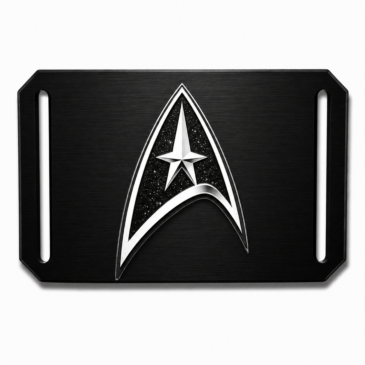 CRIOS Branding Belt Unisex Aluminium Gürtelschnalle – Hochwertige Alu-Buckle für 40 mm Gürtel – Schwarzwertige Lasergravur