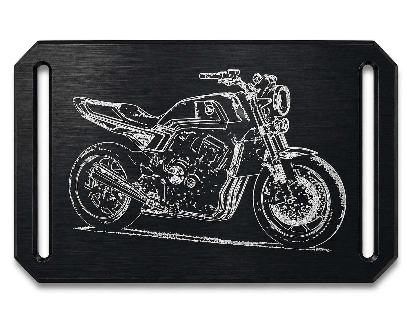 CRIOS Branding Belt Unisex Alu Schnalle Motorrad Honda CB 500 Aluminium