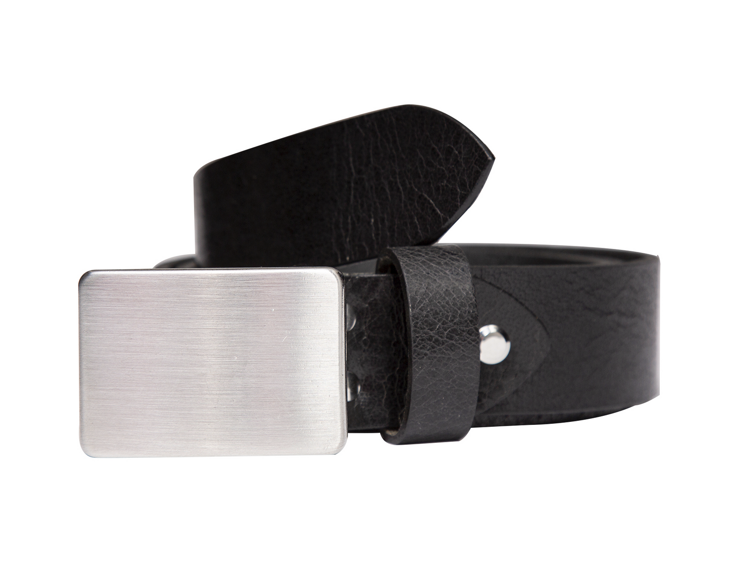RAVE CRAFT Herren Gürtel Schnalle Koppel Schwarz Made in Germany