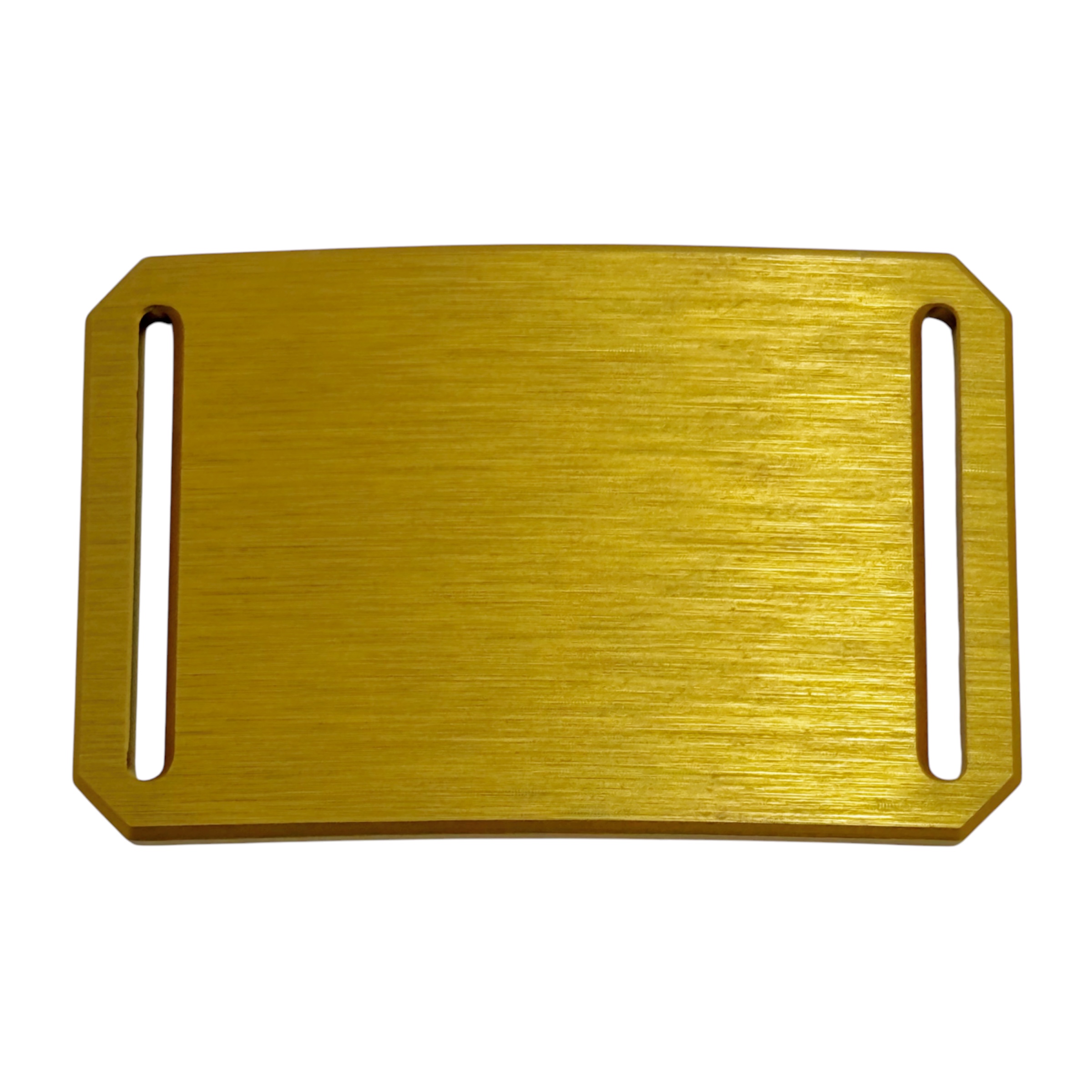 CRIOS Branding Belt Gürtel Alu Schnalle Gold 30 mm mit Gurt Werbegürtel Fan
