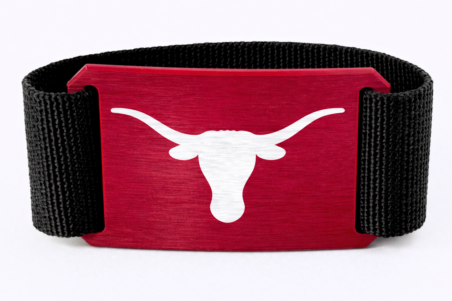 CRIOS Branding Belt Alu Schnalle Rot Texas Longhorn Rinder Cowboy Cowgirl Unisex