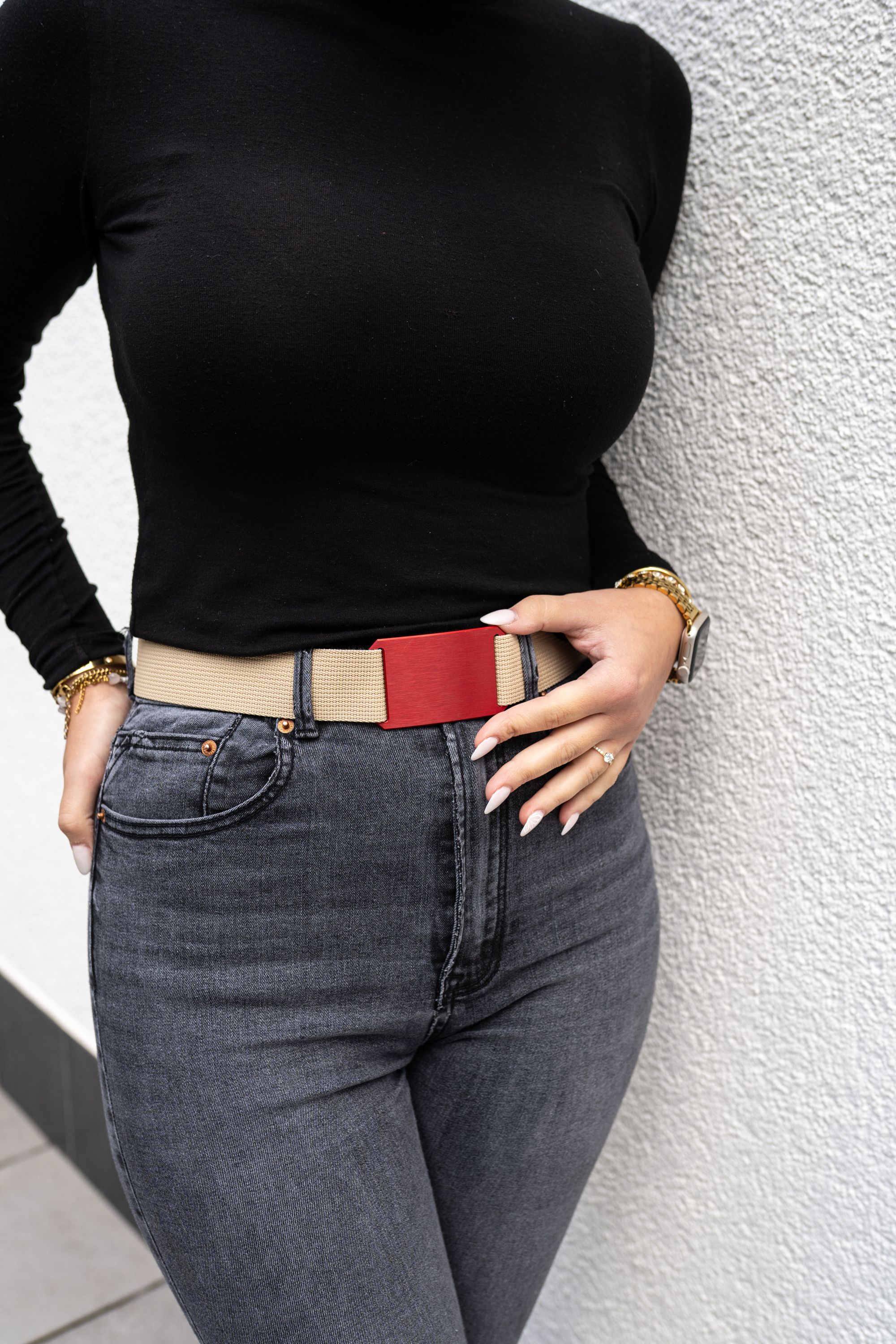 Ersatzschnalle CRIOS Branding Belts Aluschnalle 30 mm Koppel Eloxiert
