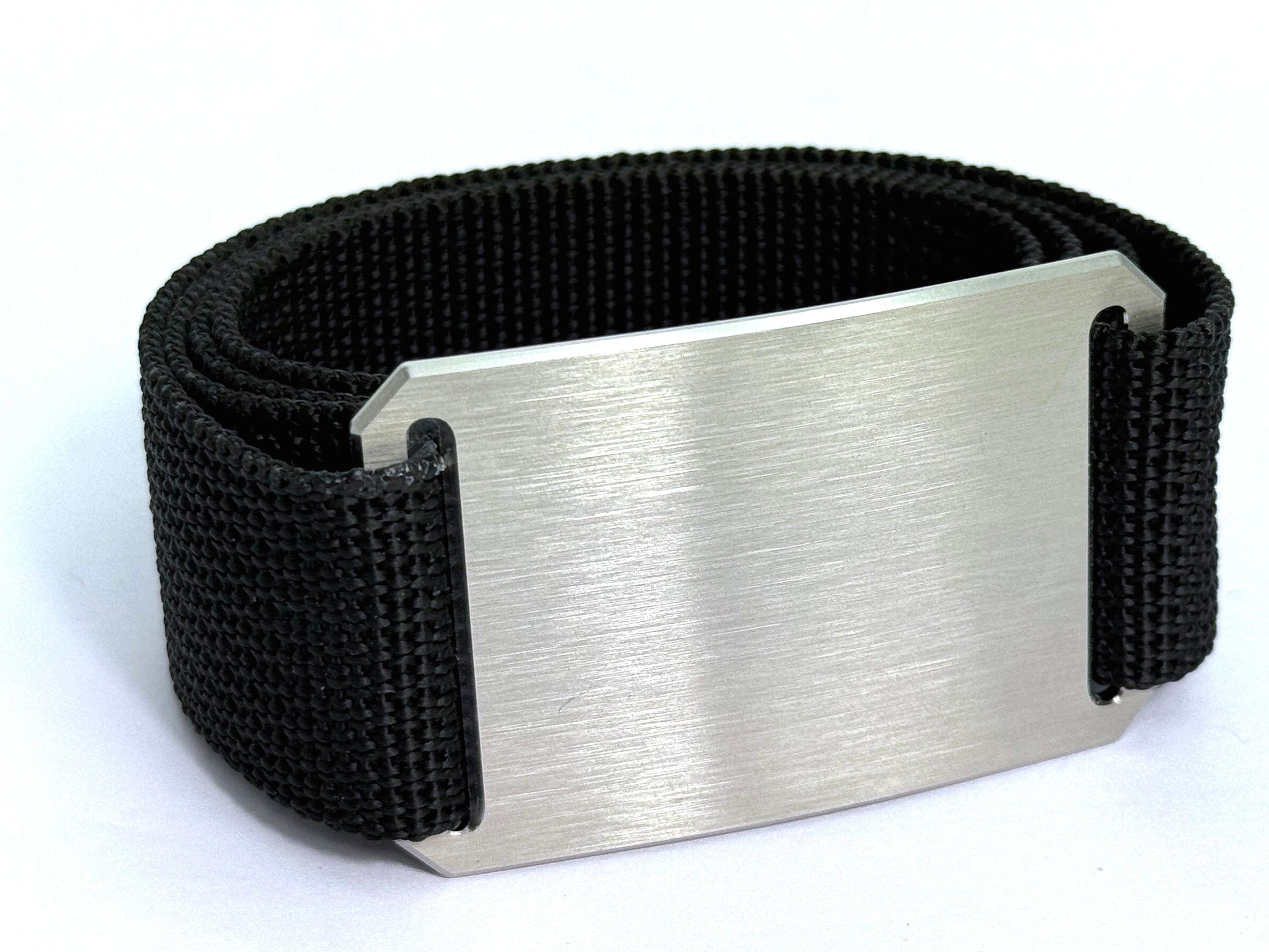 CRIOS Branding Belts Gürtel mit Edelstahl Schnalle Gurt Schwarz 30 mm