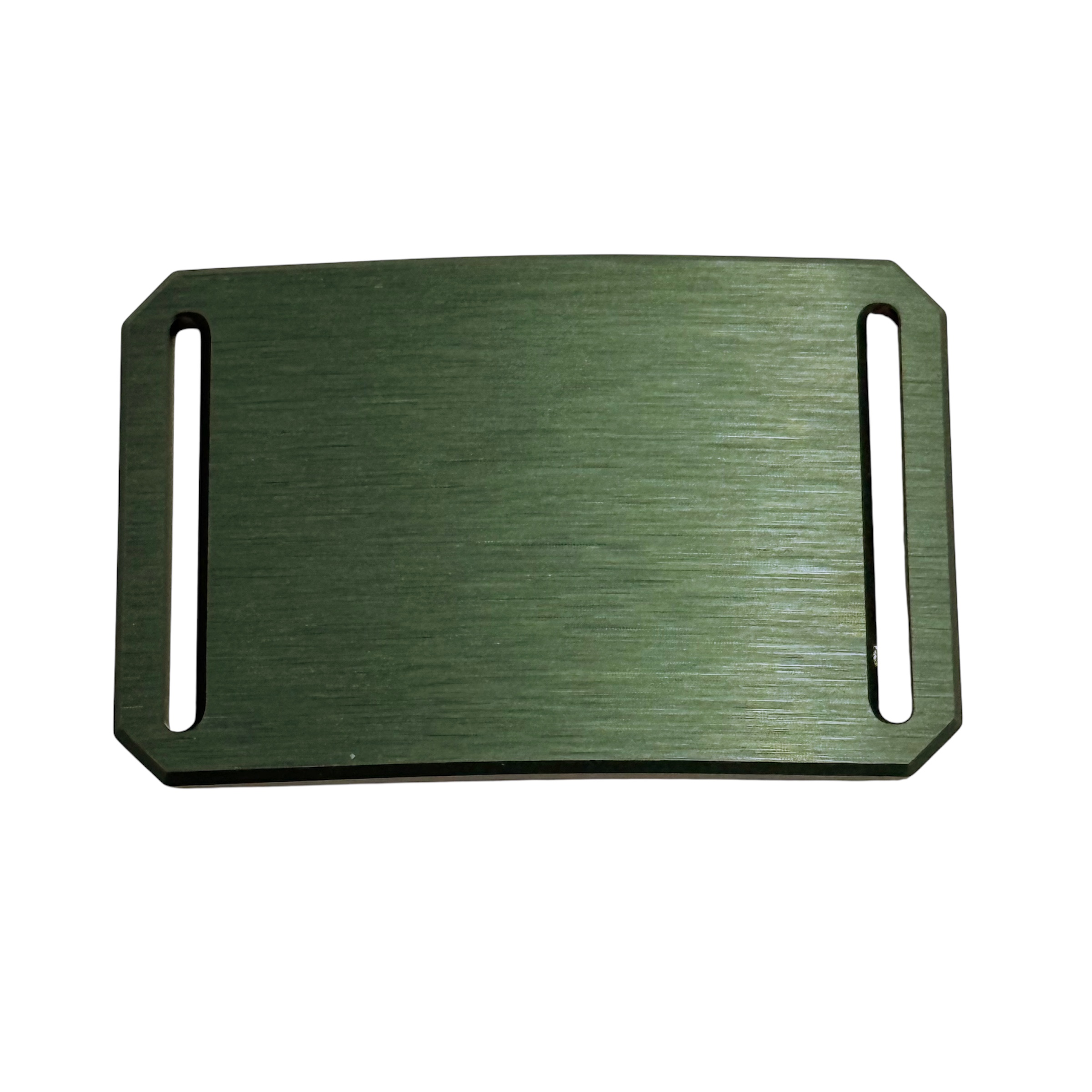 CRIOS Branding Belt Gürtel Alu Schnalle Grün 30 mm mit Gurt Werbegürtel Fan