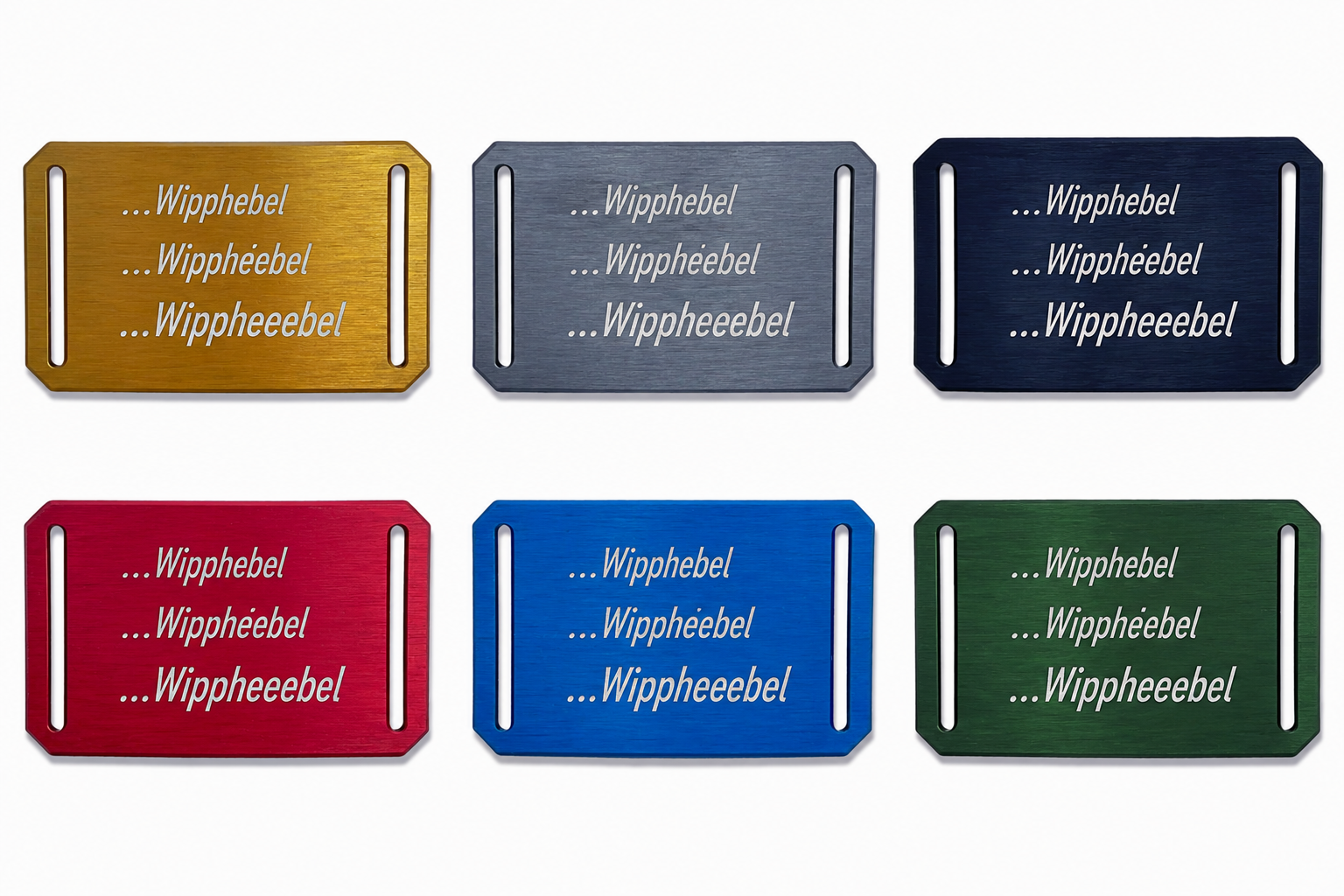 CRIOS Branding Belts Unisex Gürtel Aluminium Wipphebel 4 cm Gurtbreite